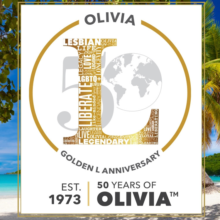 Olivia's 50th Anniversary Logo