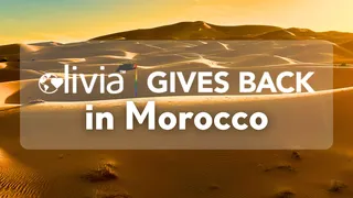 Olivia Gives Back in Morocco