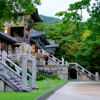 UNESCO World Heritage Site in Gyeongju, Korea