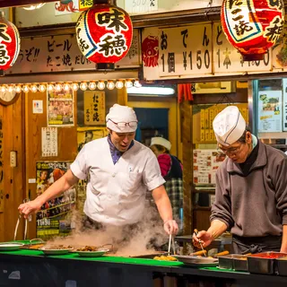 Traditional street food, Osaka, Japan